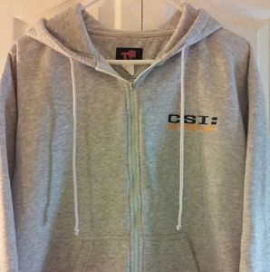 CSI Las Vegas Grey Hoodie Women's L